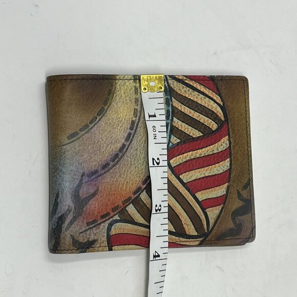 Anuschka wallet hand-painted brown EUC - Picture 6 of 6